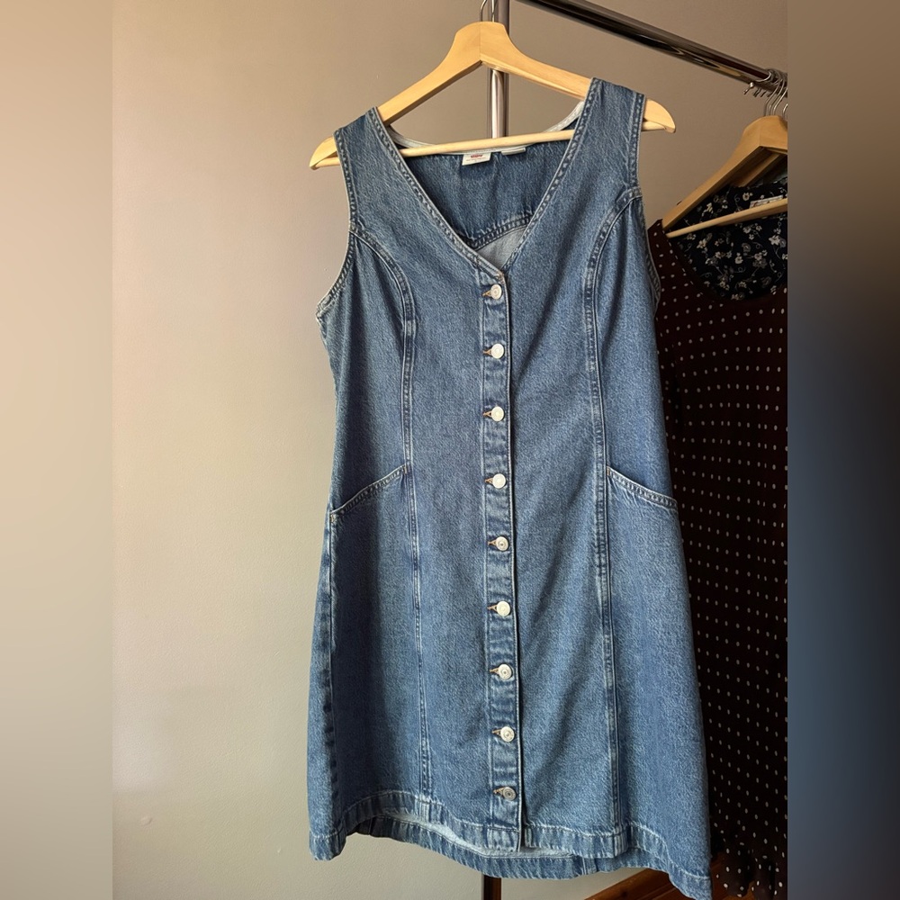 Levi's Denim Western Style Mini Dress